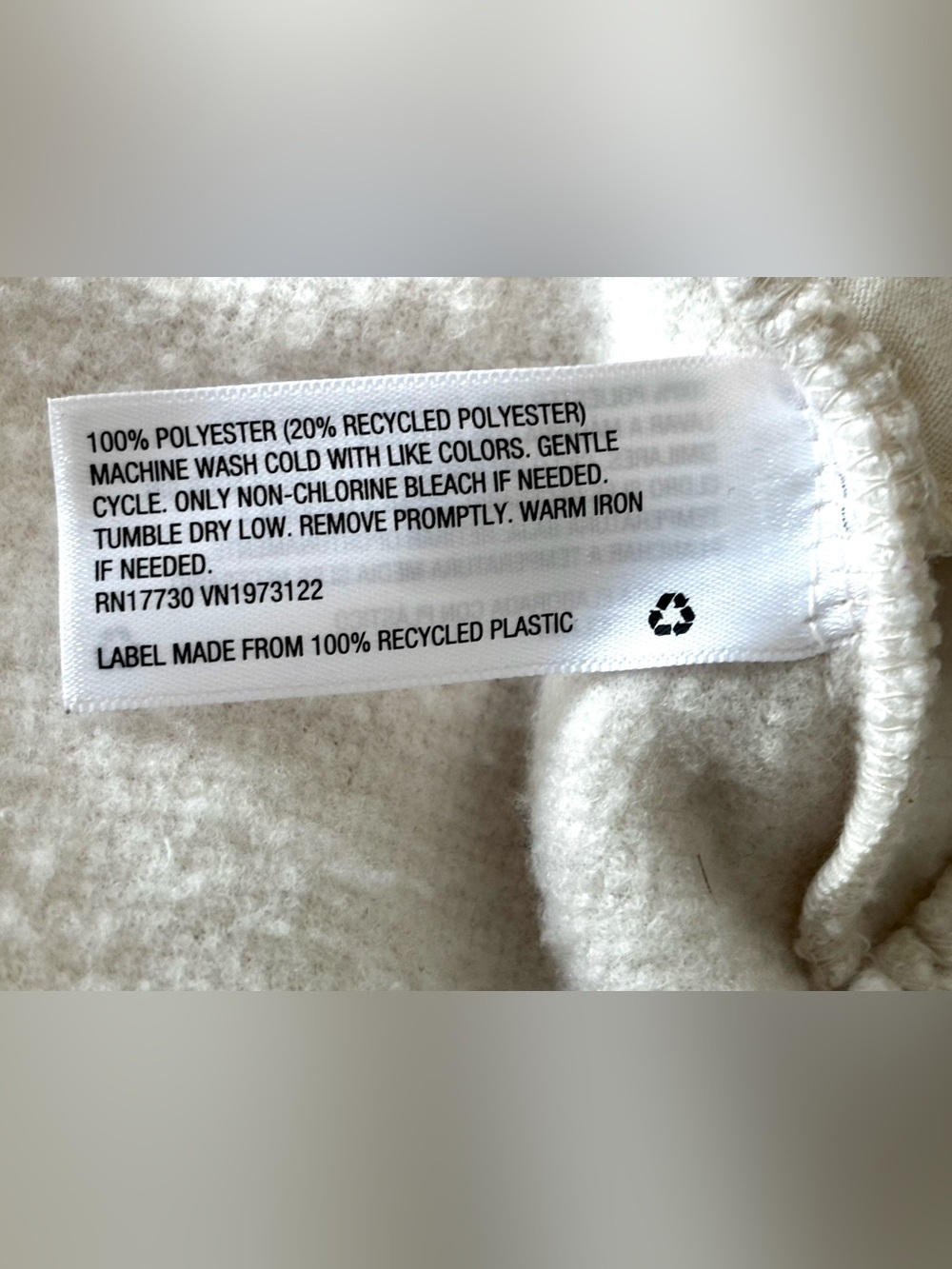Universal Thread Sherpa Jacket Off White Size XL - Picture 4 of 6